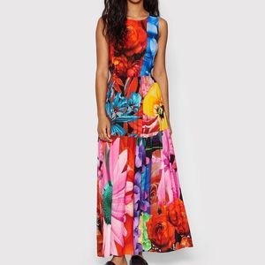 Desigual Multicolor Floral Maxi Dress